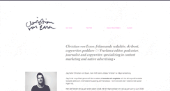 Desktop Screenshot of christianvonessen.com